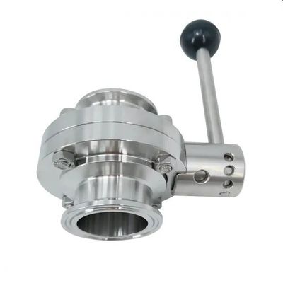 Καλή τιμή ISO9001 ανώτατη βαλβίδα πεταλούδων 145psi SS304 υγιεινή σε απευθείας σύνδεση