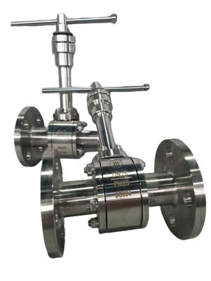 Καλή τιμή DN100mm κρυογόνος βαλβίδα σφαιρών τύπων φλαντζών για LO2 σε απευθείας σύνδεση